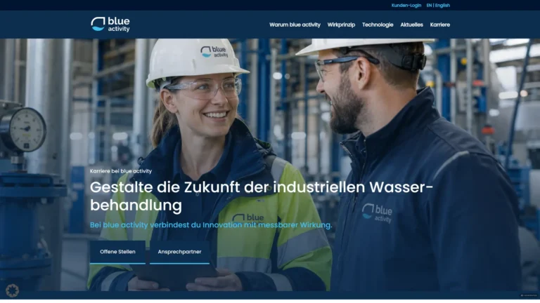 blue activity – Karriere