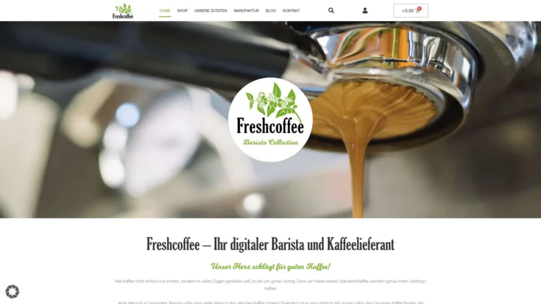 Freshcoffee – Startseite
